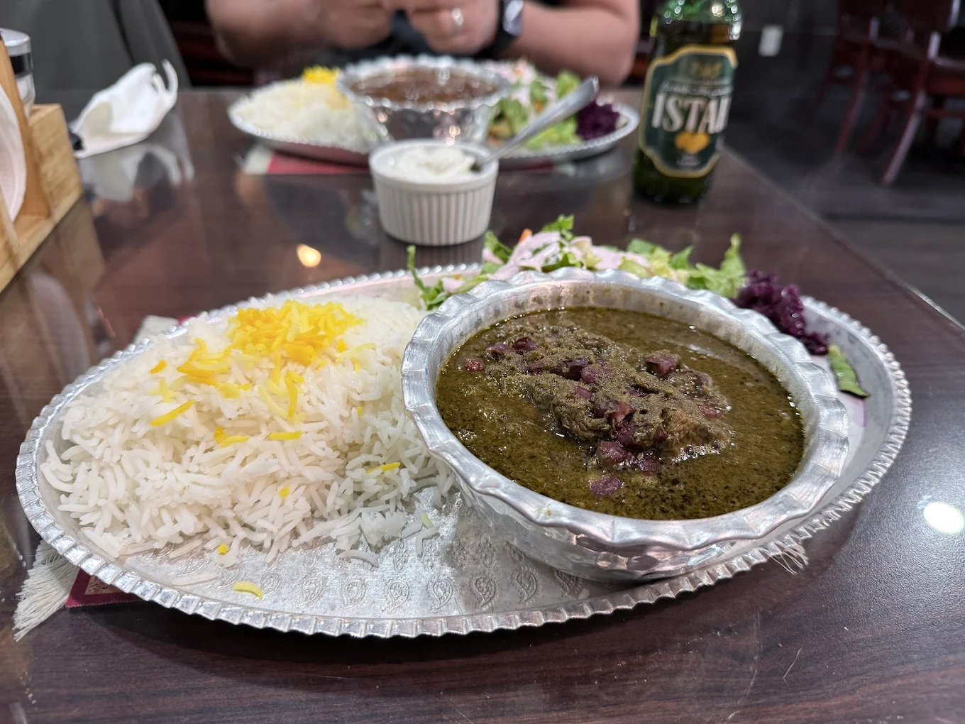 Persian lamb shank with saffron rice Whyte Avenue Edmonton