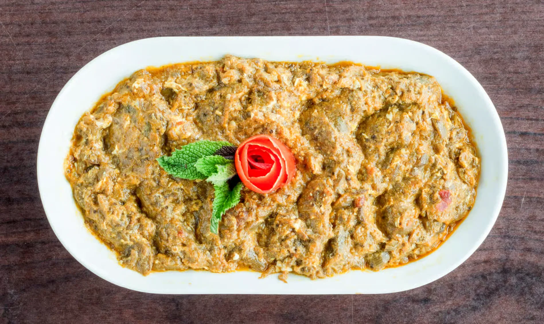 Authentic Mirza Ghasemi at Lotus House of Kebab & Grocery in Edmonton
